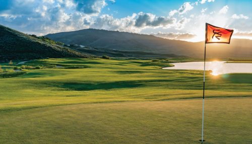 Golf Course at Sunrise in Grand Elk